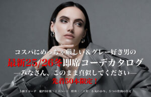 ▶︎ドラブロ◀︎コスパにめっちゃ厳しい＆グレー好き男の最新２５/２６冬即席コーデカタログ—みなさん、このまま真似してください—先着50本限定！